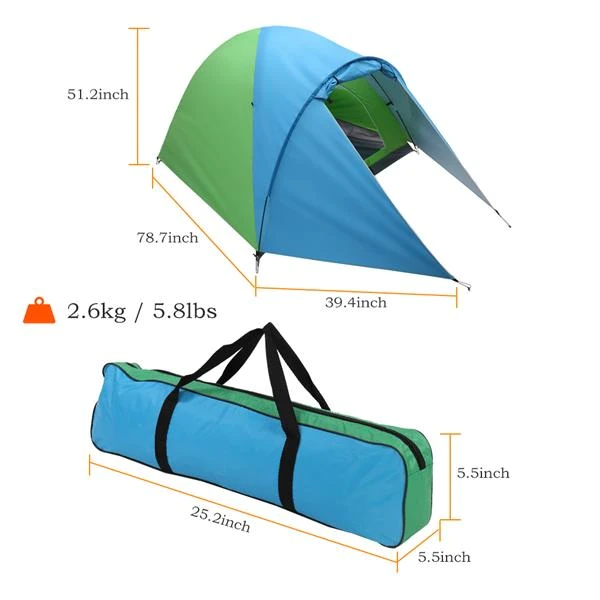 Cheap Goat Tents Double layers Camping Tents High Quality Outdoor Tents 3 4 Person Family Party Picnic Tent Waterproof Instant Cabin Beach Tents   